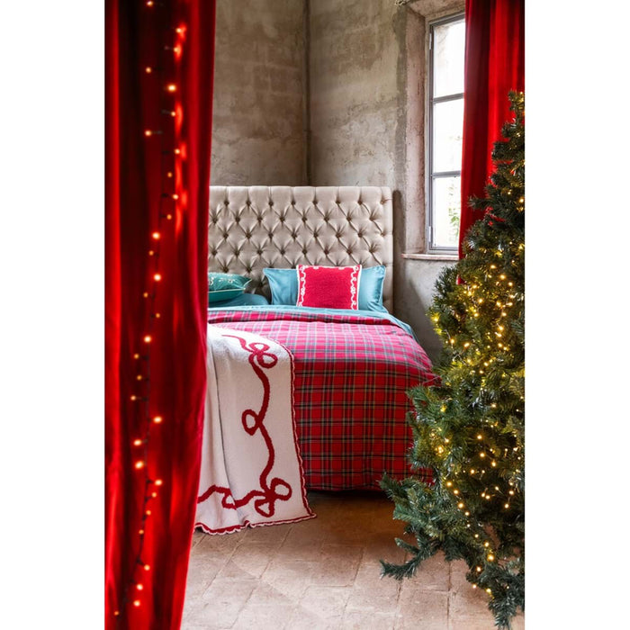 Copripiumino matrimoniale Tartan Blanc Mariclò