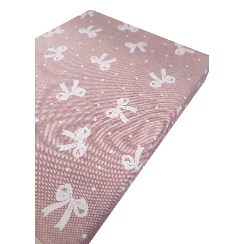 Copritutto Misto Cotone 260x290 cm Fantasia Fiocchetti Rosa