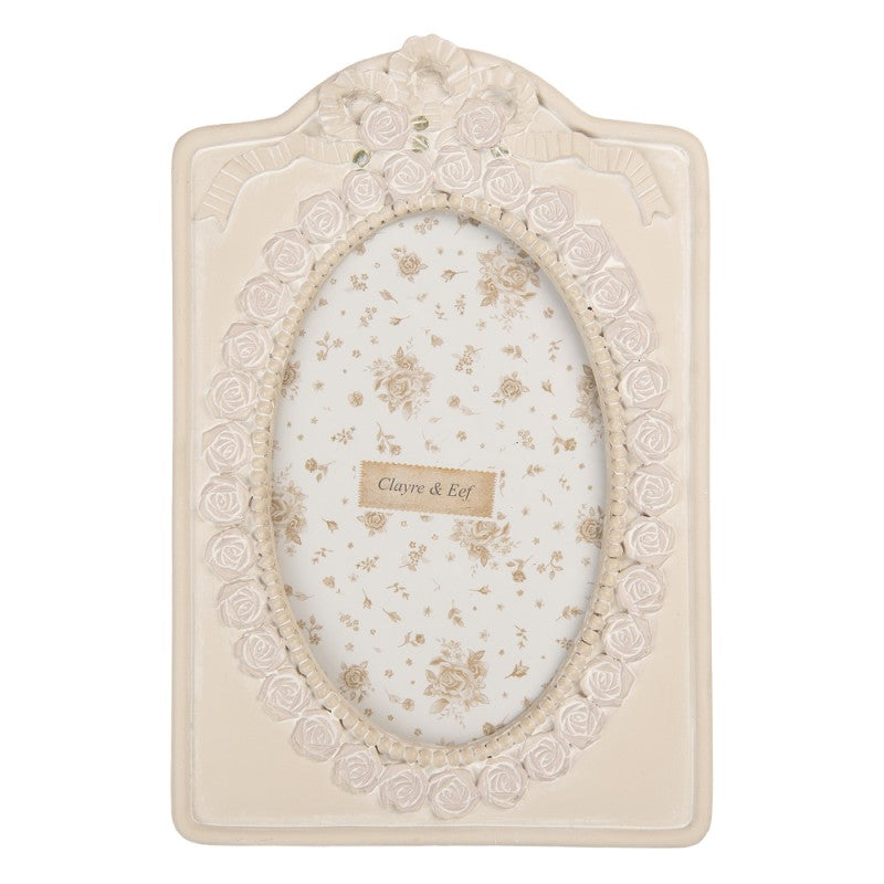 Cornice Portafoto 10x15 cm Clayre & Eef Beige