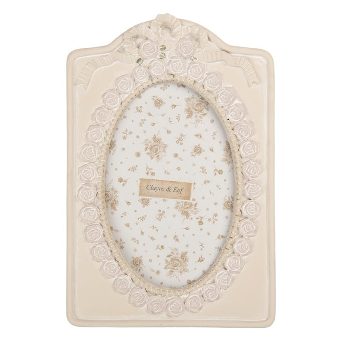 Cornice Portafoto 10x15 cm Clayre & Eef Beige