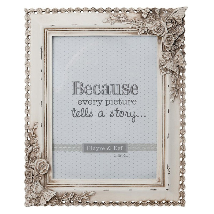 Cornice Portafoto Clayre & Eef 15x20 cm  Floreale