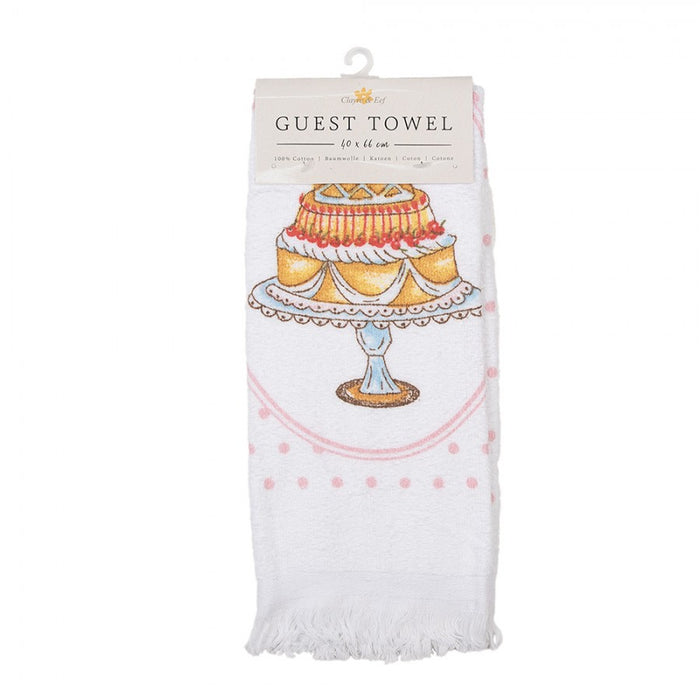 Soft tea towel cake motif - Clayre &amp; Eef