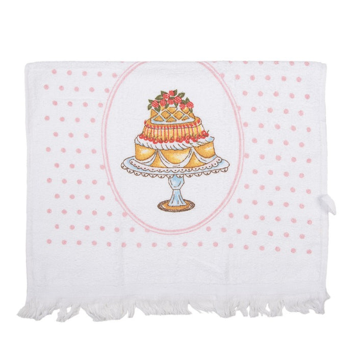 Soft tea towel cake motif - Clayre &amp; Eef