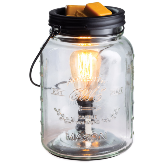 Lampada Elettrica Diffusore Mason Jar in Vetro 16 cm – Candle Warmers
