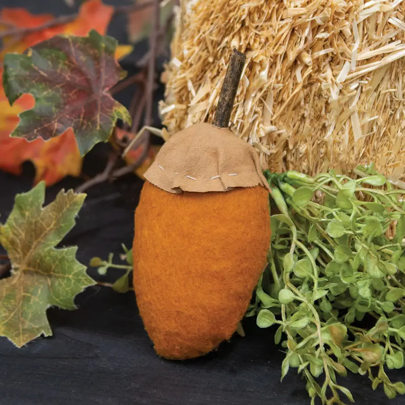 Ghianda in stoffa Arancione