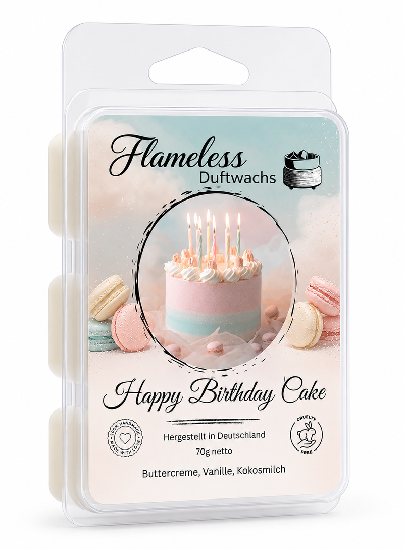 Cera Profumata Happy Birthday Cake 70 g – Flameless