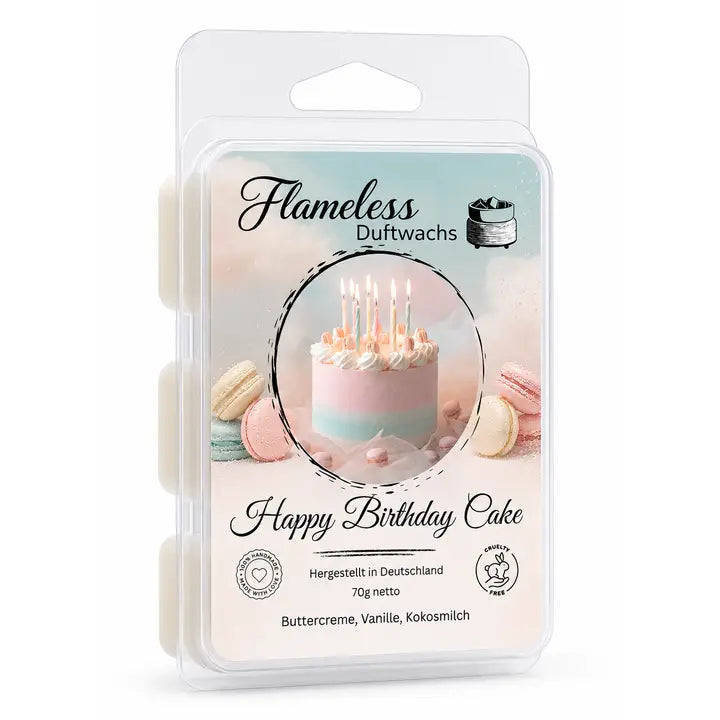 Cera Profumata Happy Birthday Cake 70 g – Flameless