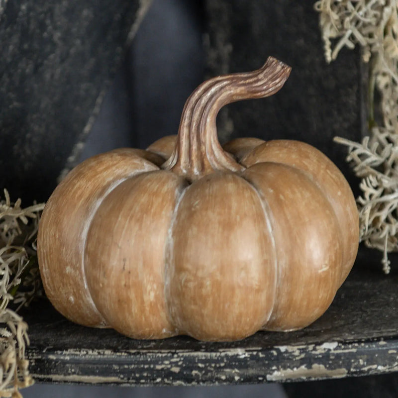 Zucca Decorativa in Resina 15x15x12 cm