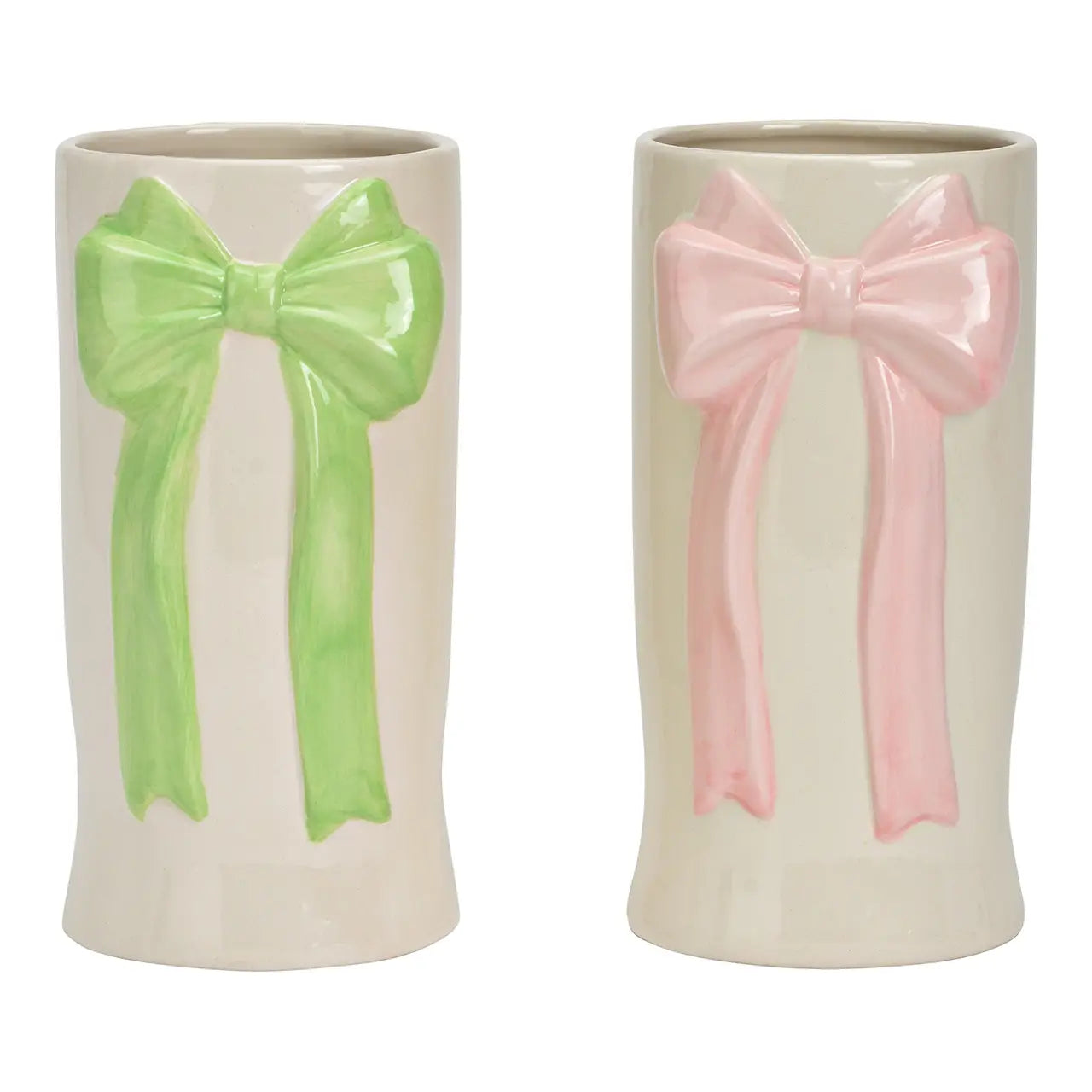 Vaso con Fiocco in Ceramica 20 cm