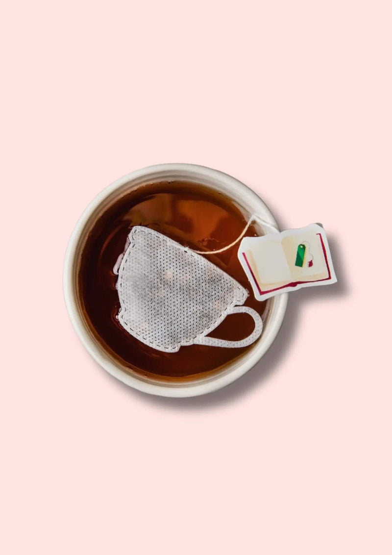 Bustine di tè biologiche a forma di tazza — Realizzate artigianalmente · x5: Tè nero English Breakfast