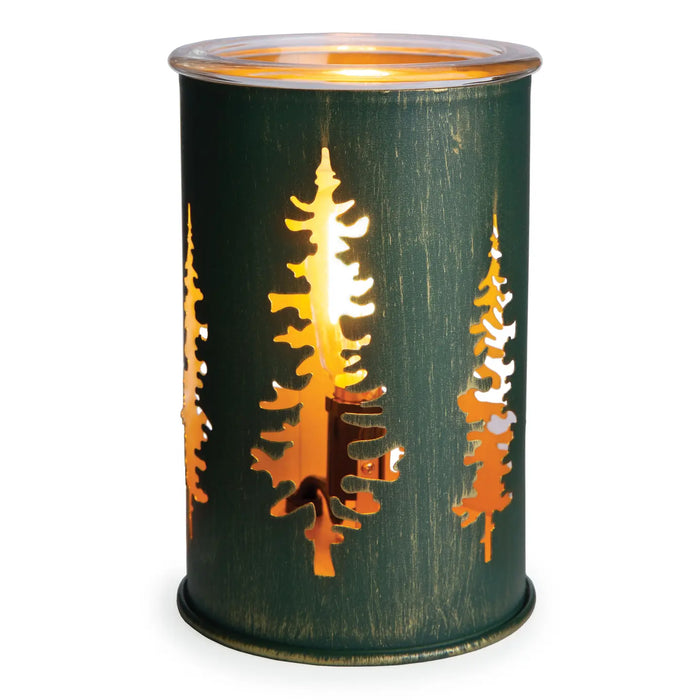 Lampada profumata Edison GOLDEN PINES verde CANDLE WARMERS®