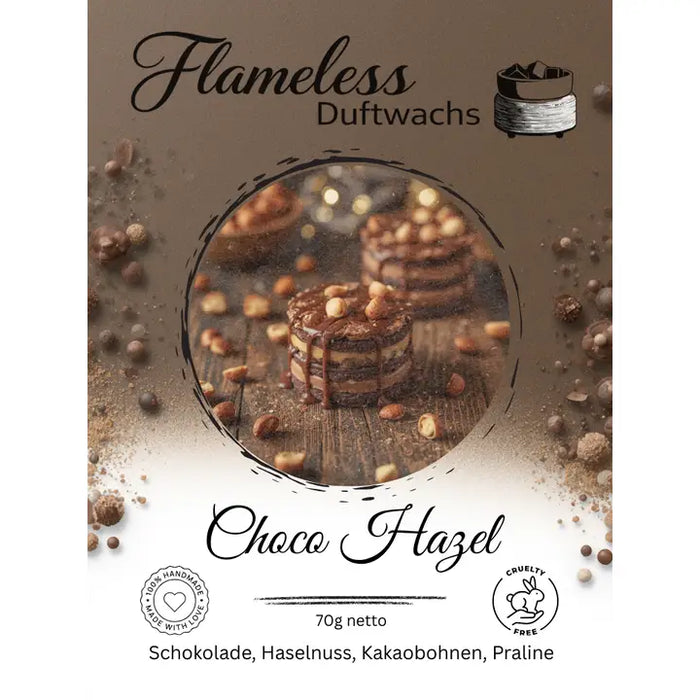 Cera Profumata di Soia Choco Haze  Flameless 70g