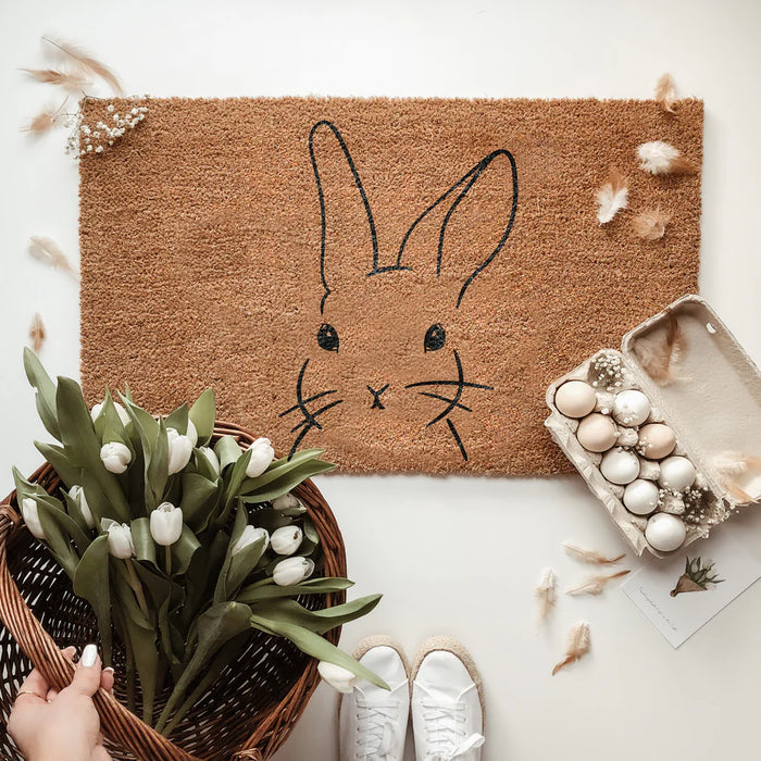 Coconut Doormat Rabbit Eulenschnitt