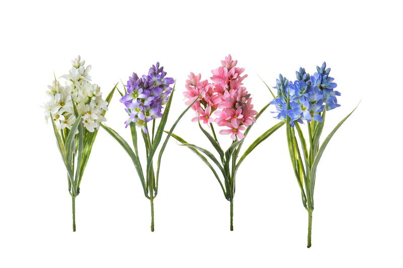 Fiore artificiale Giacinto X 3 H.31 CM - Arredo Casa da Sogno