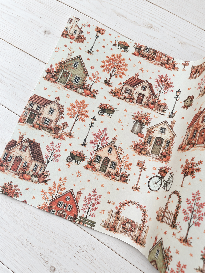 Tappeto in Vinile Su Misura Made in Italy - Autumn Street