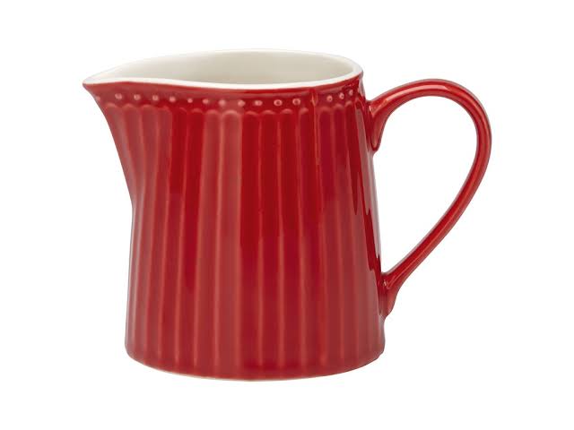 Lattiera Brocca GreenGate Alice Claret Red in Porcellana 12 cm