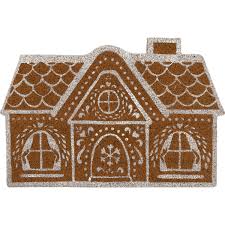 Zerbino Natalizio Gingerbread House Bianco 60 x 40 cm - Greengate