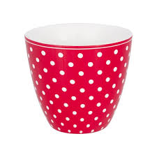 Tazza da Latte GreenGate Dotty Red 350 ml