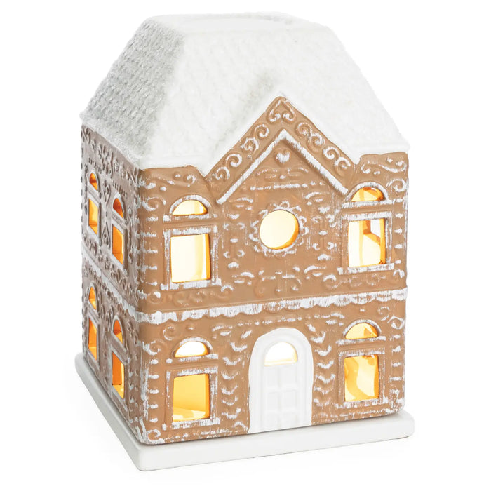 Lampada elettrica casa gingerbread
