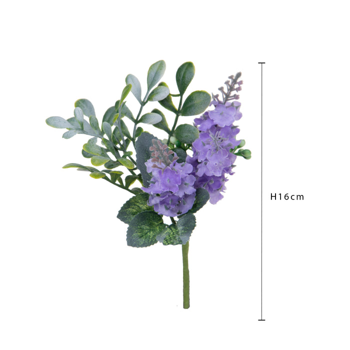 Fiore artificiale Pick lavanda/bacche h 16 cm