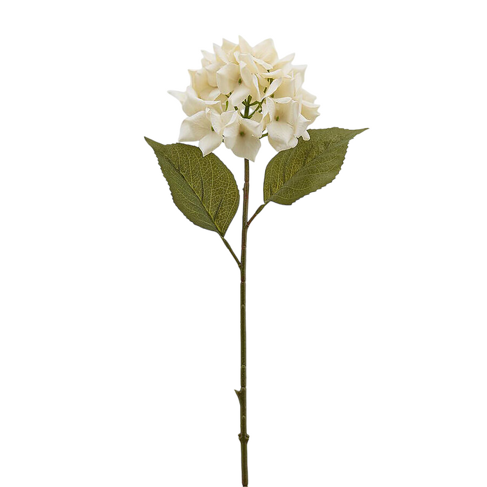 Hydrangea Epoque White branch H 53 cm -Edg