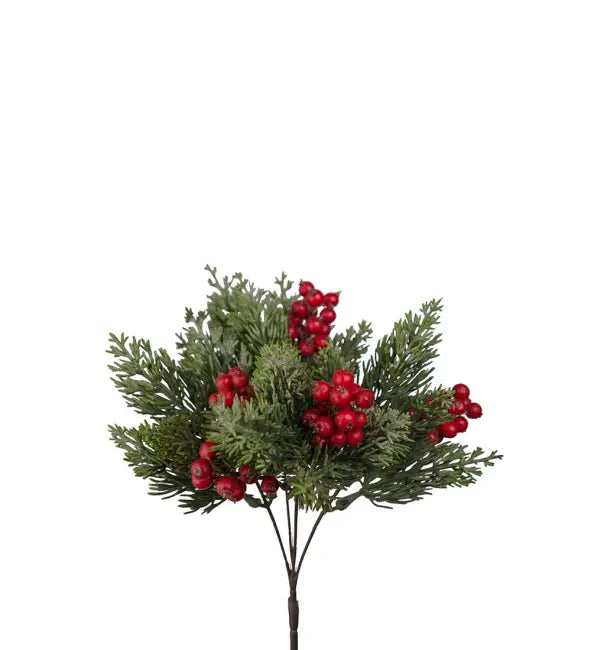 Ramo decorativo con bacche effetto naturale 30cm - Mr Plant