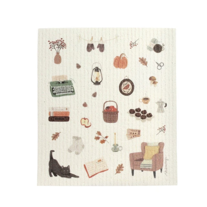 Panno Svedese Biodegradabile Autunno– 17×20 cm Stromshaga