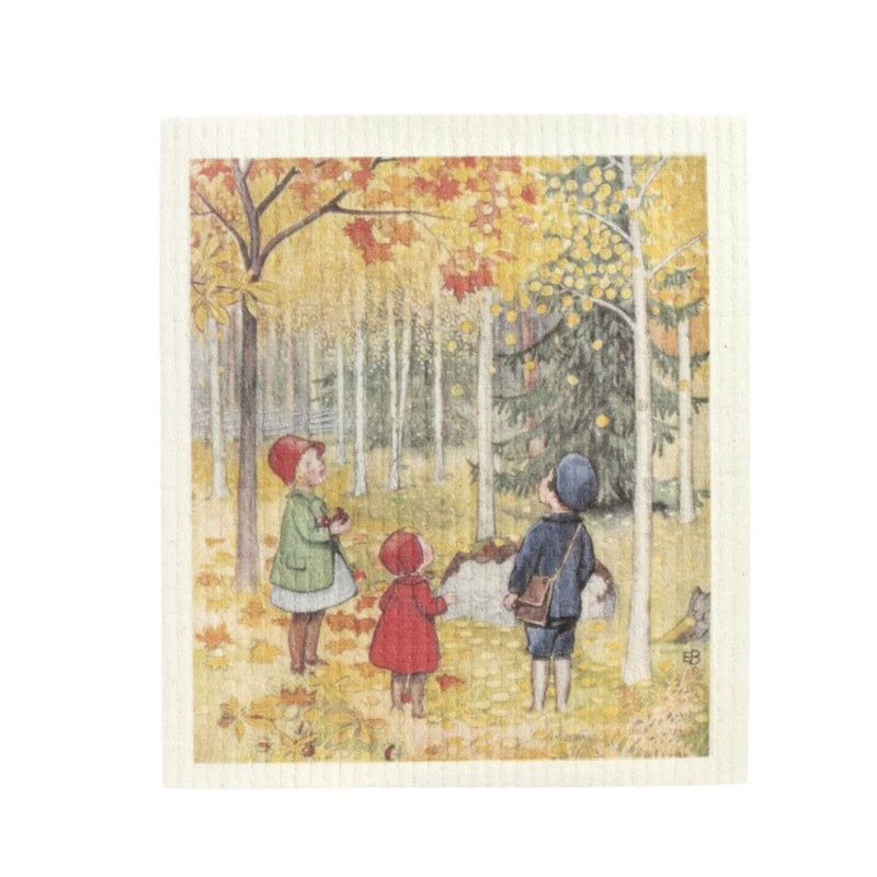 Panno Svedese Passeggiata nel Bosco Stromshaga – 17×20 cm