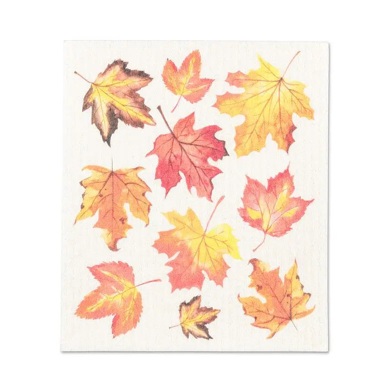 Panno Svedese Multiuso Autunnale in Spugna Ecologica – 19x17 cm