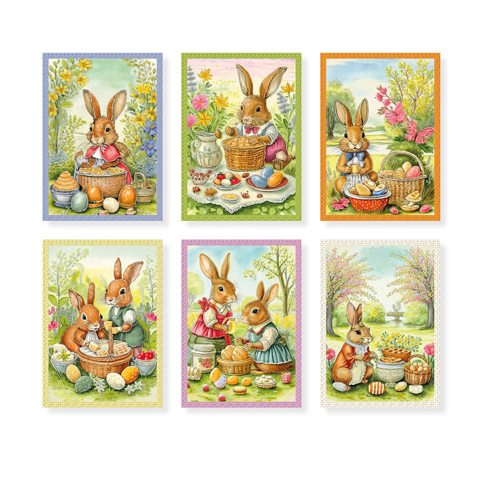 Tiffany Tea Towel 02 Rabbit