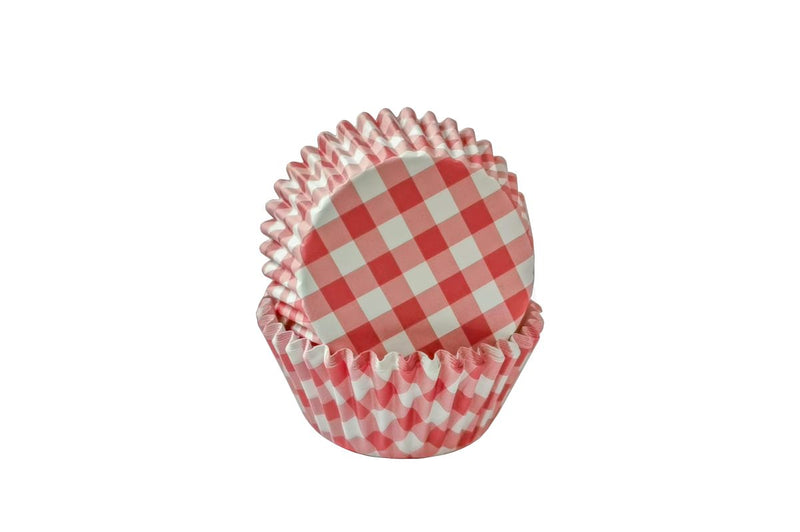 Pirottini Cupcake a Quadretti Rossi Isabelle Rose – 60 pz