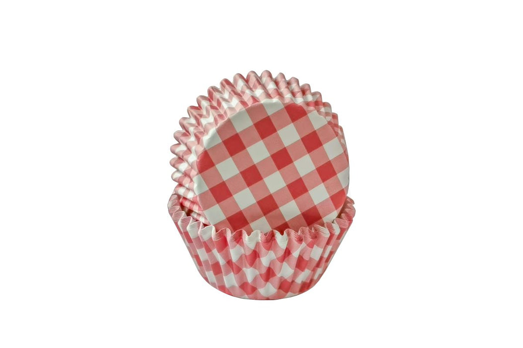 Pirottini Cupcake a Quadretti Rossi Isabelle Rose – 60 pz