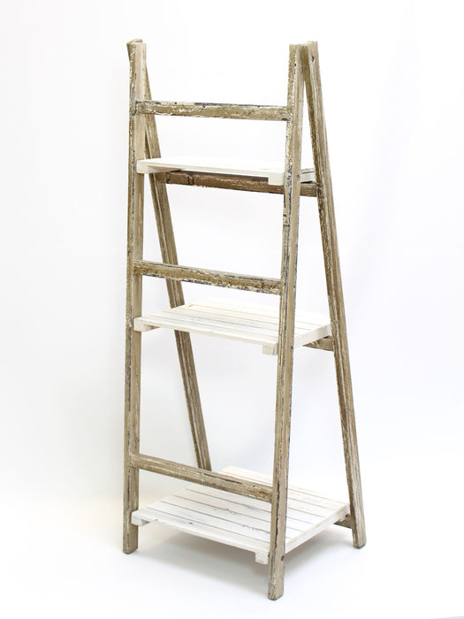 Scala Porta Piante in Legno Stile Rustico Shabby