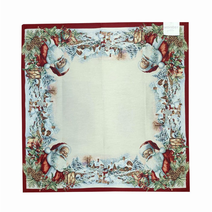 Nappe de Noël Gobelin Père Noël 140x180 cm