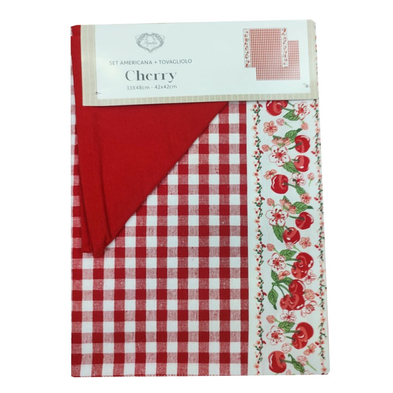 Tovaglietta Americana Sophie Cherry