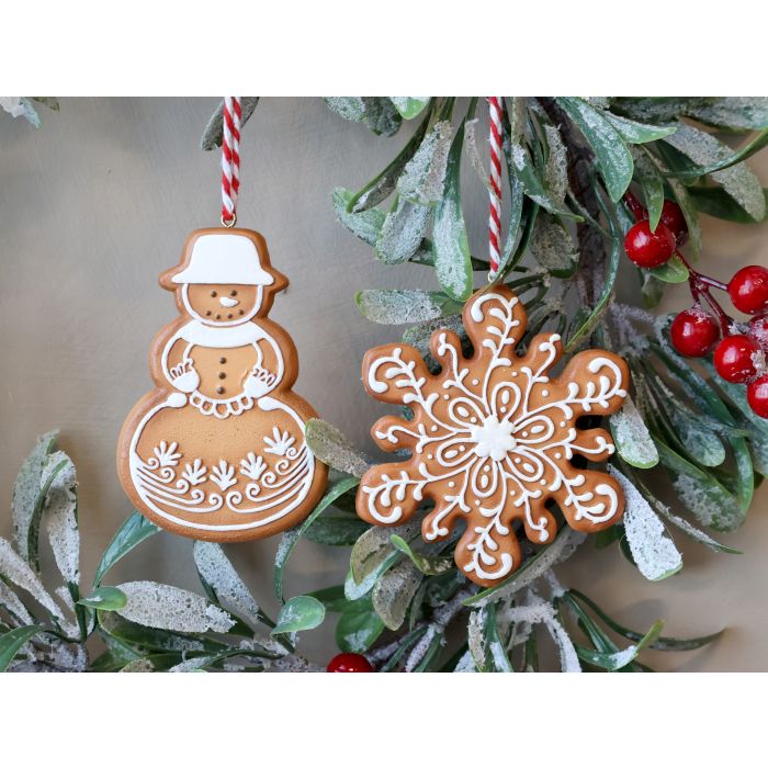 Set of 2 Christmas Cookies - Chic Antique