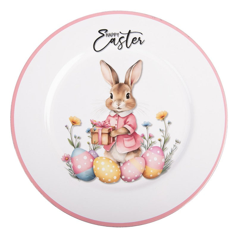 Sottopiatto Pasquale Decorativo Ø 33 cm in Plastica Clayre & eef