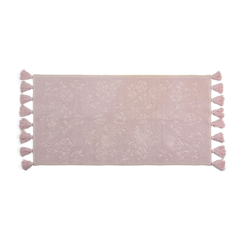 Tappeto Bagno Rosa Cipria con Nappe 55 x100 Nuvole di Stoffa