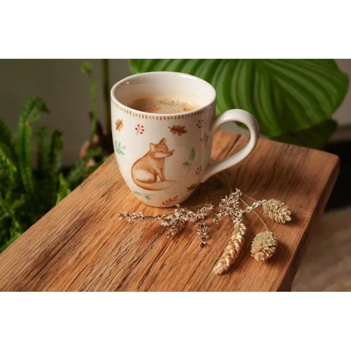 Tazza 200 ml Beige Marrone Ceramica Rotondo Volpi - Arredo Casa da Sogno