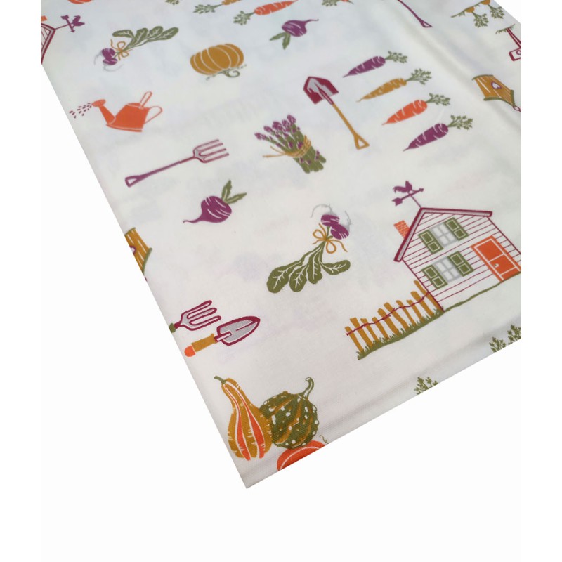 Nappe en coton imprimé Jardin
