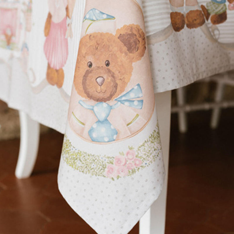Tovaglia Sweet Bear 160×260 Nuvole di Stoffa