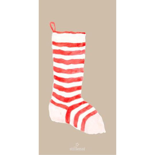 Tovaglioli natalizi “Calza rossa” 40x40 cm – 16 pezzi Ib laursen