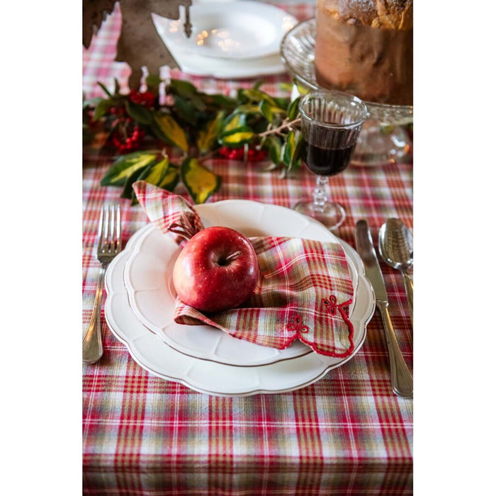 Tovagliolo Montana Red Blanc Mariclò