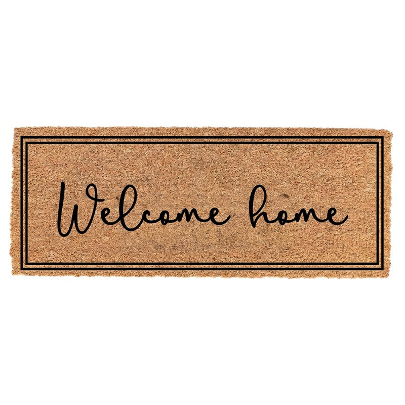 Zerbino Welcome Home Marrone 75x22 cm Clayre & Eef