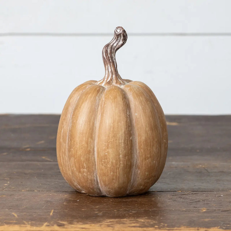 Zucca Decorativa in Resina 12x12x18,4 cm