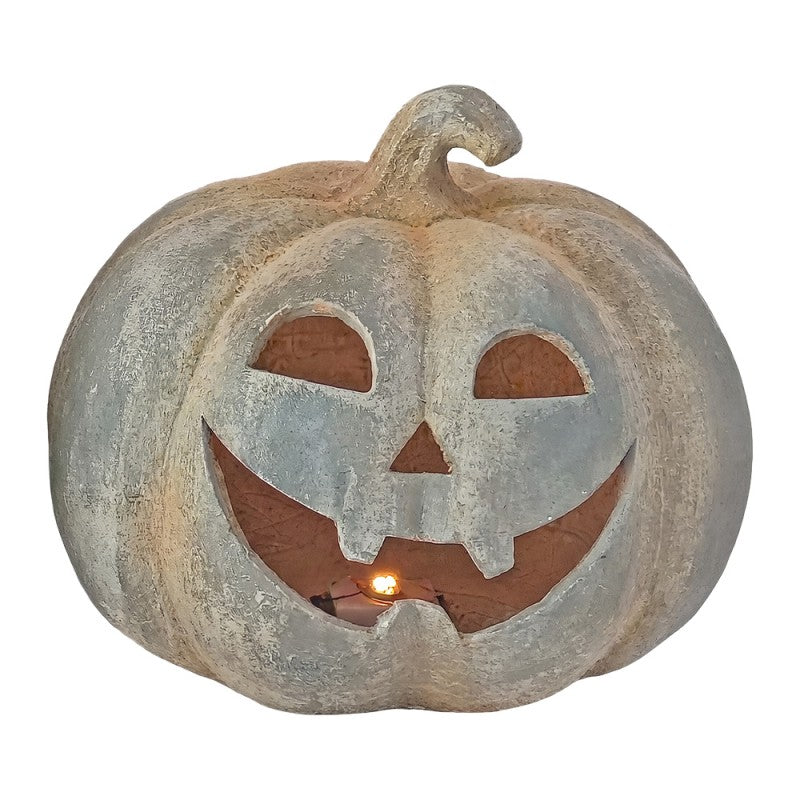 Zucca Halloween Grande Grigia 38x65x72 cm – Clayre & Eef