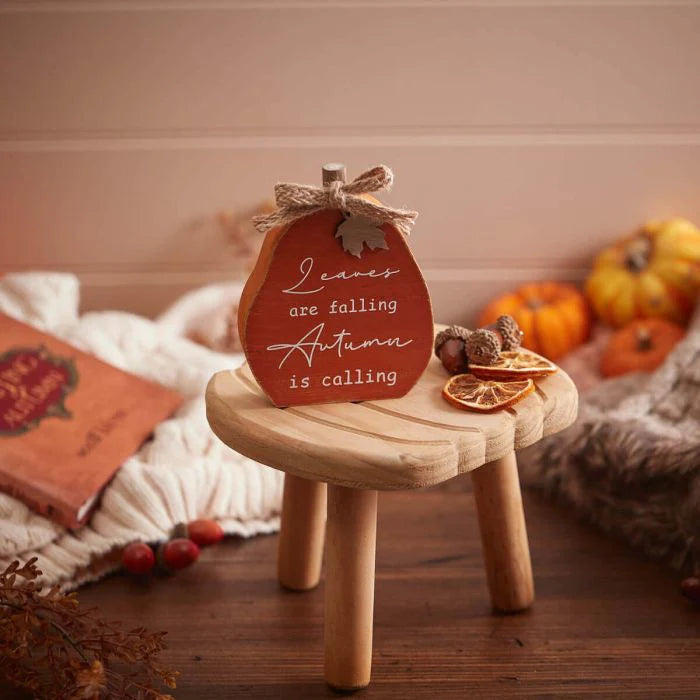 Citrouille décorative en bois