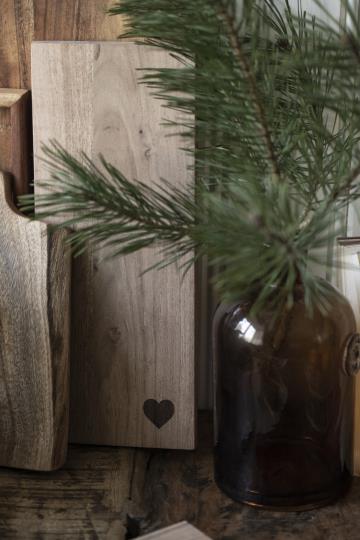 Tagliere da portata con cuore in legno di acacia grande ib laursen - Arredo Casa da Sogno