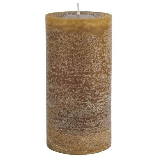 Candela In Cera Rustica Senape 14 Cm Ib Laursen - Arredo Casa da Sogno