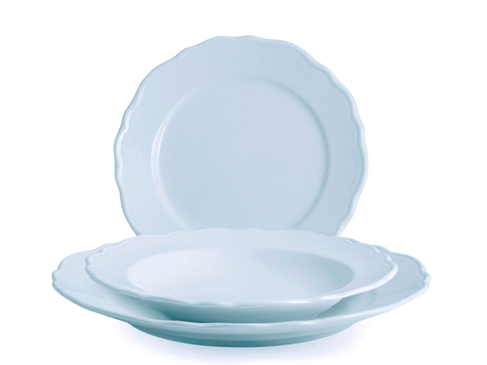 SERVIZIO PIATTI 6 PERSONE AZZURRO - Arredo Casa da Sogno